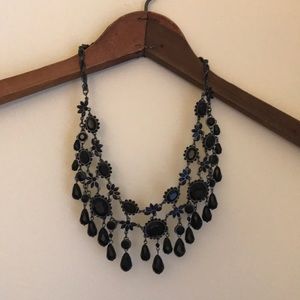 Onyx collar necklace
